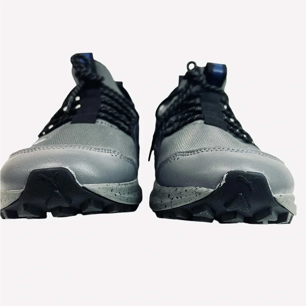 Puma Transport Trail Speck 377846 01 Gray Mesh Athletic Shoes Mens Size 12 - Picture 6 of 10